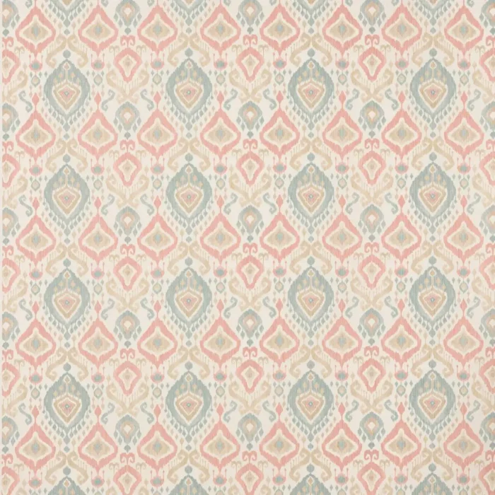Samson Fabric - Tomato / Slate swatch