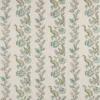 blue botanical embroideried fabric from Colefax & Fowler