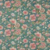 green botanical linen fabric from Colefax & Fowler