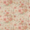 pink botanical linen fabric from Colefax & Fowler