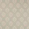 blue geometric linen fabric from Colefax & Fowler