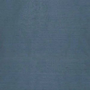 blue plain silk-satin fabric from Colefax & Fowler