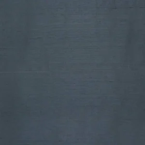 blue plain silk-satin fabric from Colefax & Fowler