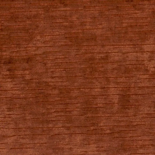 Amore Fabric - Pecan by orange plain velvet-chenille fabric from Cristina Marrone