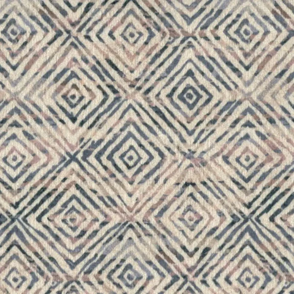 Accento Fabric - 3105 by white geometric velvet-chenille fabric from Cristina Marrone