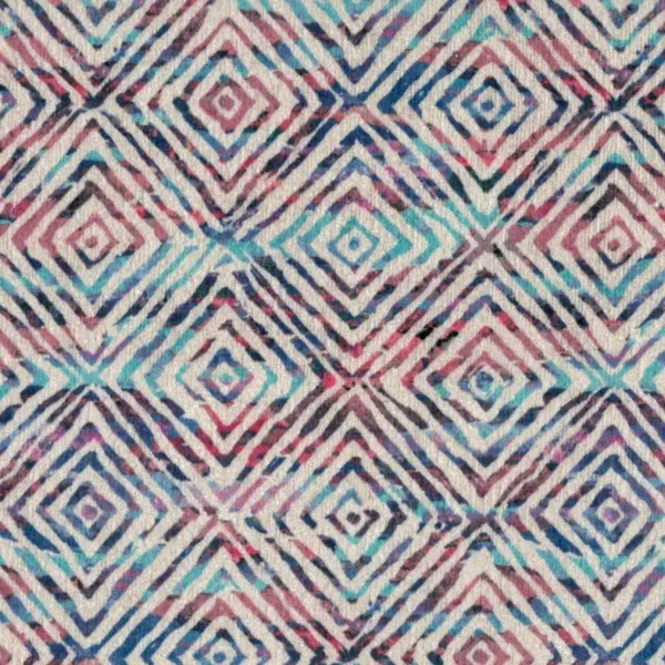 Accento Fabric - 3106 by multicolour geometric velvet-chenille fabric from Cristina Marrone