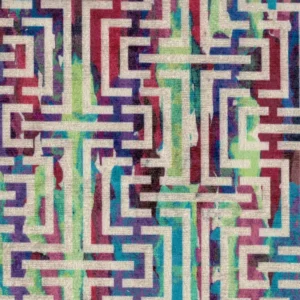 multicolour contemporary velvet-chenille fabric from Cristina Marrone