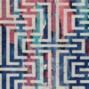 blue contemporary velvet-chenille fabric from Cristina Marrone