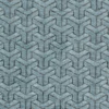 blue geometric velvet-chenille fabric from Cristina Marrone