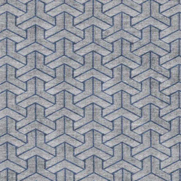 Accento Fabric - 3120 by black-grey geometric velvet-chenille fabric from Cristina Marrone