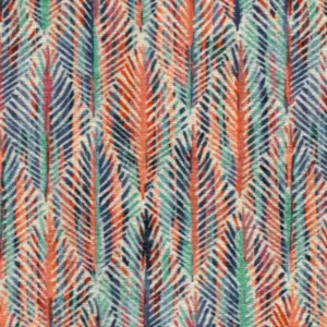 multicolour botanical velvet-chenille fabric from Cristina Marrone