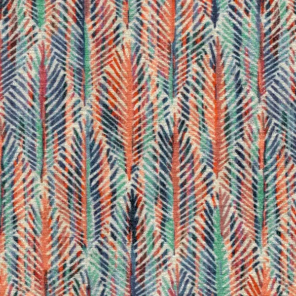 Accento Fabric - 3124 by multicolour botanical velvet-chenille fabric from Cristina Marrone