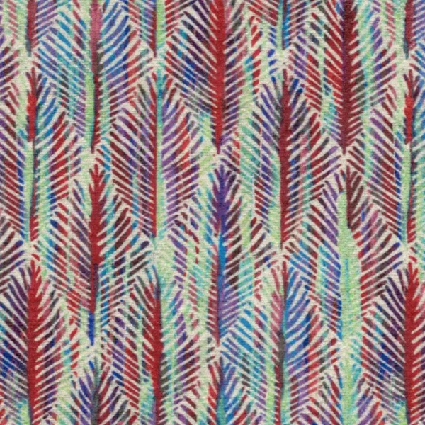 multicolour botanical velvet-chenille fabric from Cristina Marrone