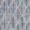 black-grey botanical velvet-chenille fabric from Cristina Marrone
