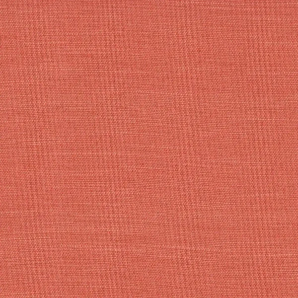 Porto Fabric - Coral by red plain woven fabric from Cristina Marrone