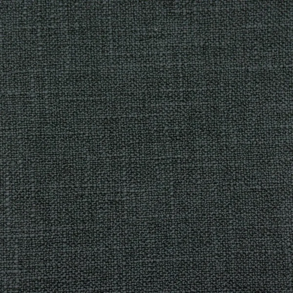 Bacio Fabric - Noir by black-grey plain woven fabric from Cristina Marrone