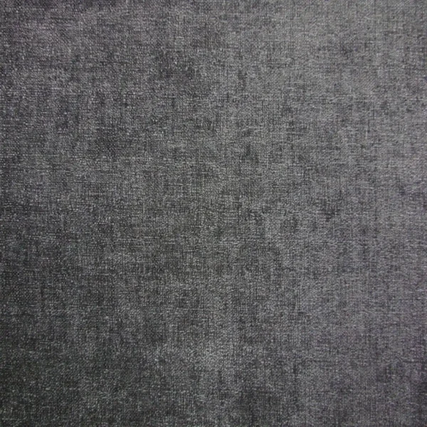Belvedere Fabric - Charcoal by black-grey plain velvet-chenille fabric from Cristina Marrone
