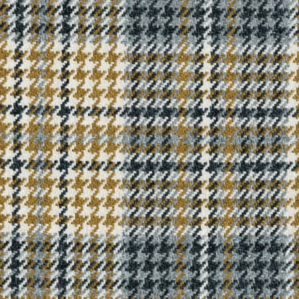 Bologna Fabric - 3255 by black-grey checked jacquard fabric from Cristina Marrone