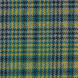 black-grey checked jacquard fabric from Cristina Marrone