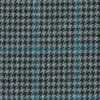 black-grey checked jacquard fabric from Cristina Marrone