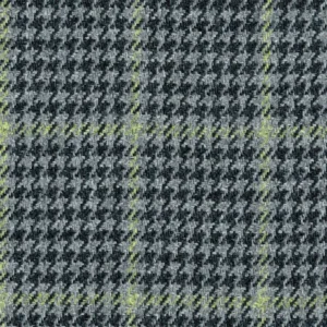 black-grey checked jacquard fabric from Cristina Marrone