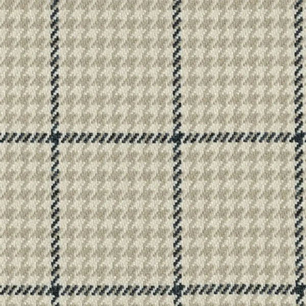 neutral checked jacquard fabric from Cristina Marrone