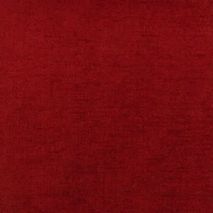 red plain velvet-chenille fabric from Cristina Marrone