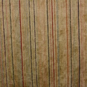 neutral striped velvet-chenille fabric from Cristina Marrone