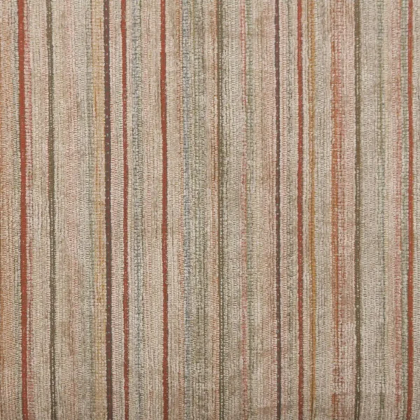 Imperiale Fabric - 1582 by red striped velvet-chenille fabric from Cristina Marrone