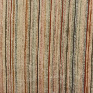multicolour striped velvet-chenille fabric from Cristina Marrone