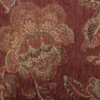 red botanical woven fabric from Cristina Marrone