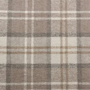 brown checked woven fabric from Cristina Marrone