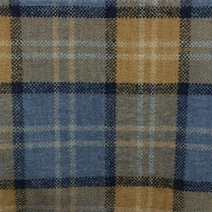 blue checked woven fabric from Cristina Marrone
