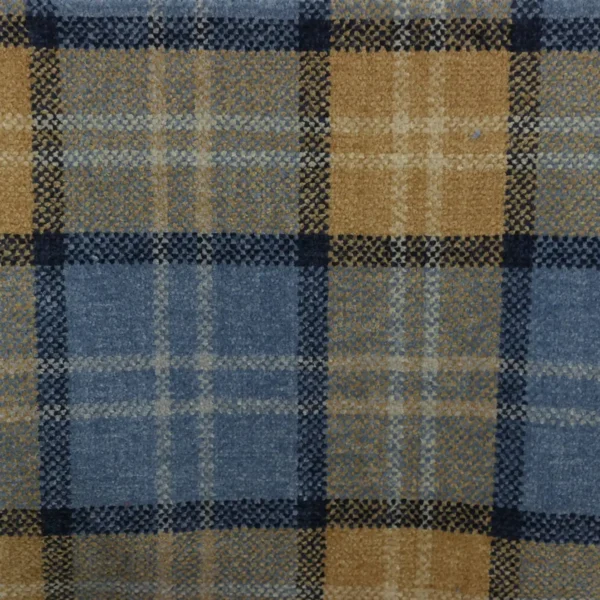 blue checked woven fabric from Cristina Marrone