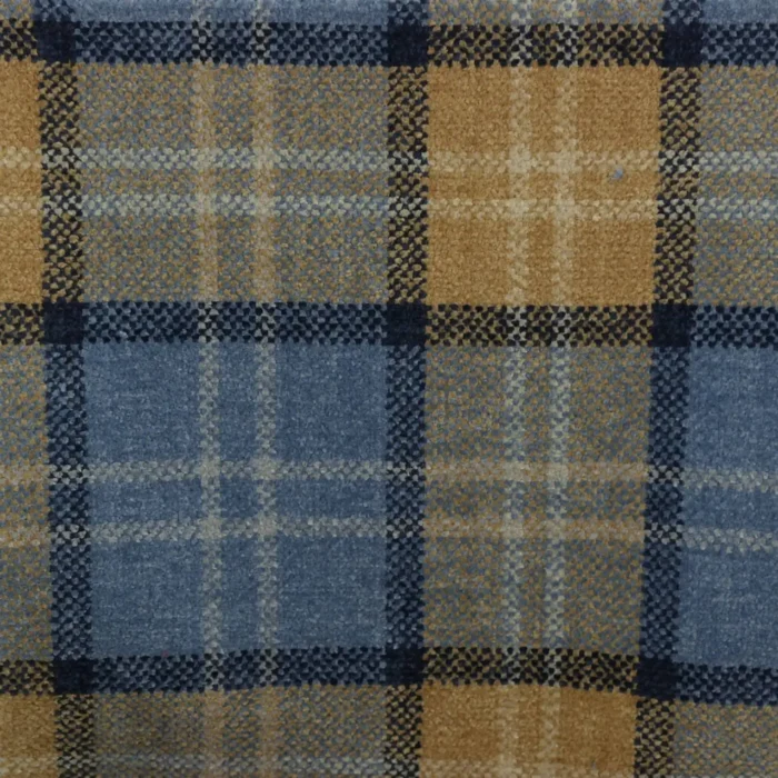 Lana Plaid Fabric - Ocean swatch