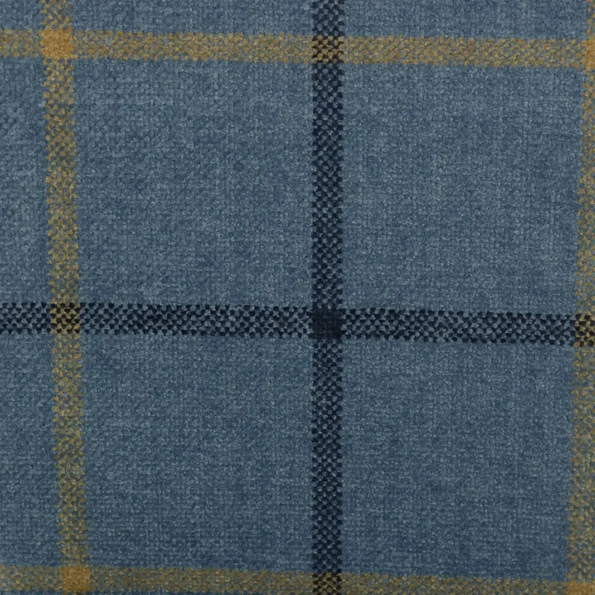 blue checked woven fabric from Cristina Marrone