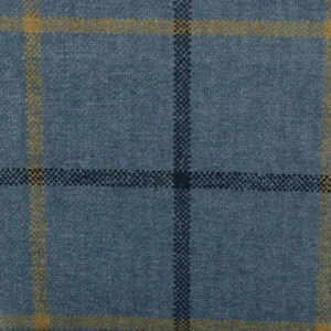 blue checked woven fabric from Cristina Marrone