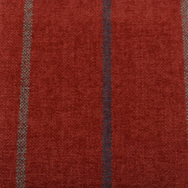 Lana Stripe Fabric - Ruby by red striped woven fabric from Cristina Marrone