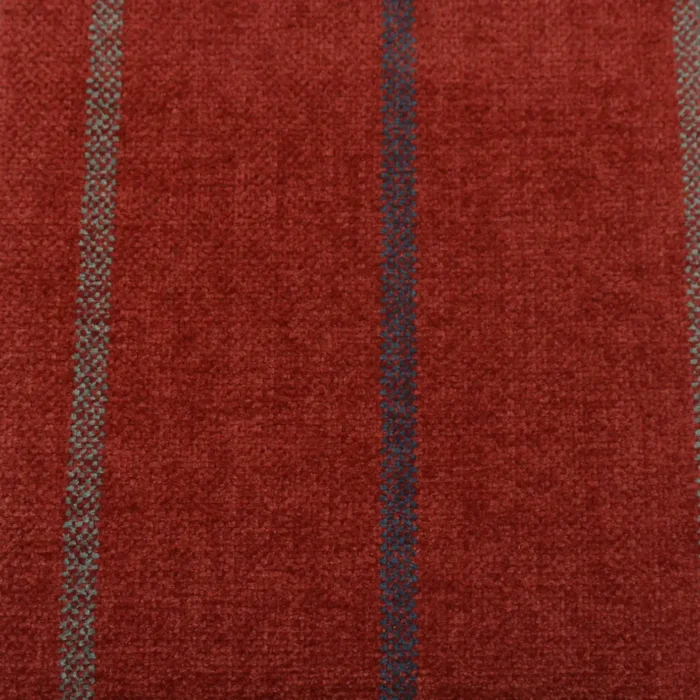 Lana Stripe Fabric - Ruby swatch