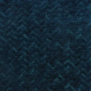 blue plain velvet-chenille fabric from Cristina Marrone