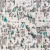blue misc velvet-chenille fabric from Cristina Marrone