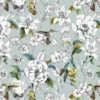 blue animal velvet-chenille fabric from Cristina Marrone