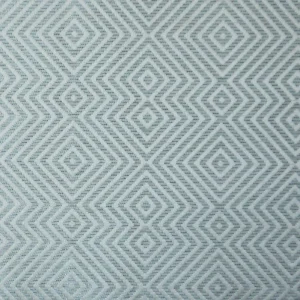 blue geometric jacquard fabric from Cristina Marrone