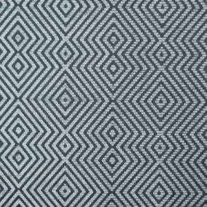 black-grey geometric jacquard fabric from Cristina Marrone