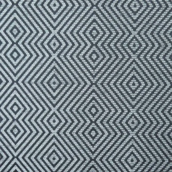 Murano Fabric - 3005 by black-grey geometric jacquard fabric from Cristina Marrone