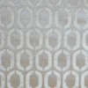 black-grey geometric jacquard fabric from Cristina Marrone