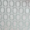blue geometric jacquard fabric from Cristina Marrone