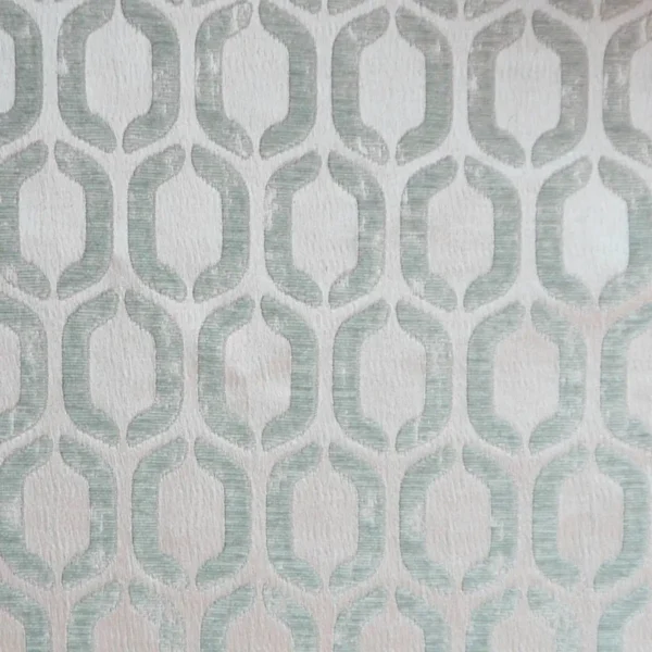 Murano Fabric - 3032 by blue geometric jacquard fabric from Cristina Marrone