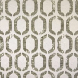 black-grey geometric jacquard fabric from Cristina Marrone