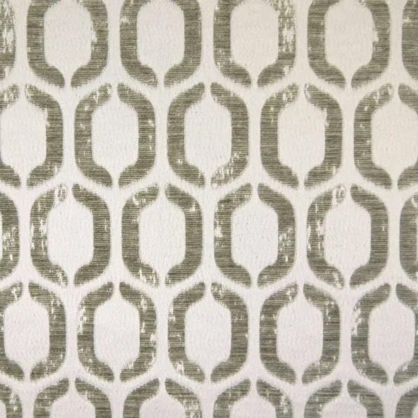 Murano Fabric - 3036 by black-grey geometric jacquard fabric from Cristina Marrone